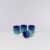 Motel a Miio Copa Alto 4Er Set Becher Klein Blau Turkis| 4 Teilige Sets
