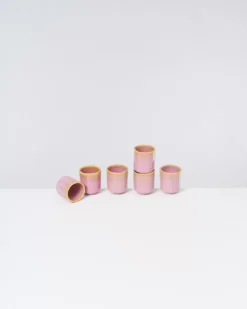 Motel a Miio Copa Alto 6Er Set Espressobecher Gelb Rose| Tassen & Becher Sets