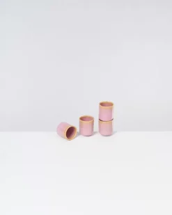 Motel a Miio Copa Alto 4Er Set Espressobecher Gelb Rose| 4 Teilige Sets