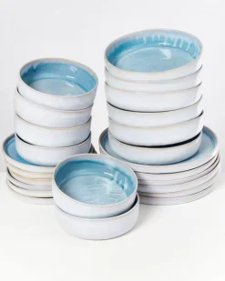 Motel a Miio Cordoama Aqua - 24 Teiliges Set| Geschirr Sets
