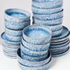 Motel a Miio Cordoama Blau Gesprenkelt - 32 Teiliges Set| 32 Teilige Sets