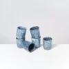 Motel a Miio Cordoama 6Er Set Becher Klein Blau Gesprenkelt| Tassen & Becher
