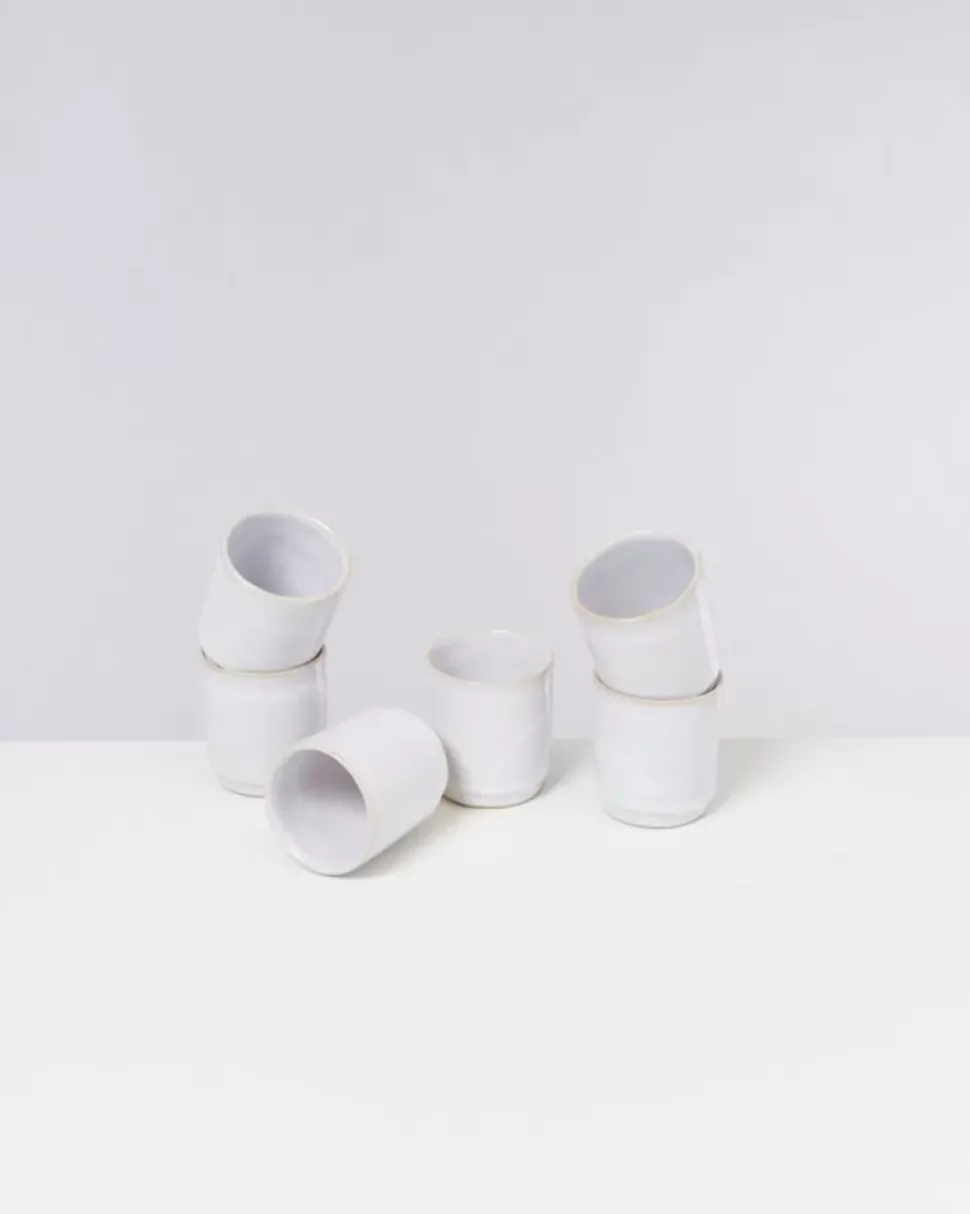 Motel a Miio Cordoama 6Er Set Becher Klein Weis| 6 Teilige Sets