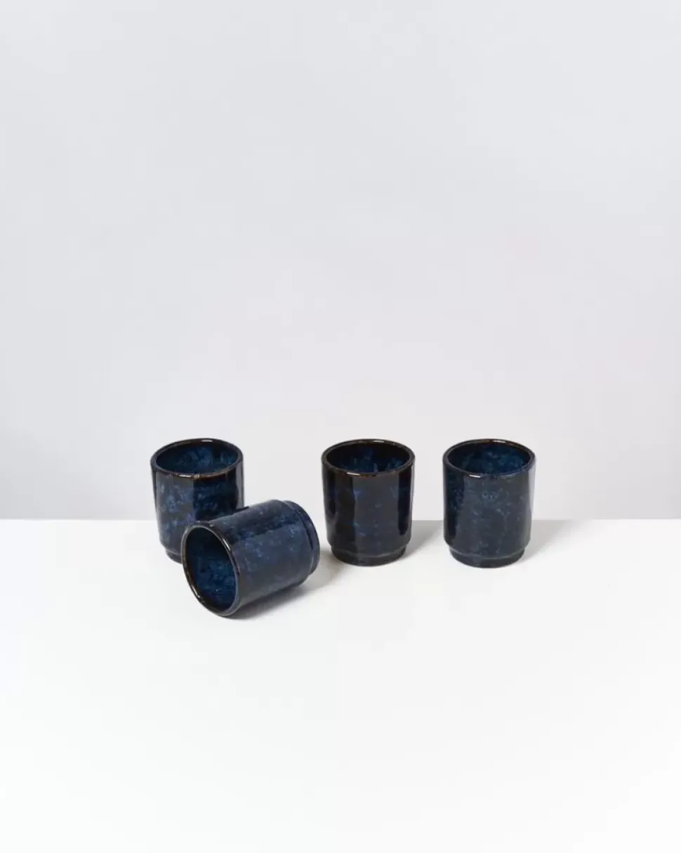 Motel a Miio Cordoama 4Er Set Becher Klein Dunkelblau| Tassen & Becher Sets