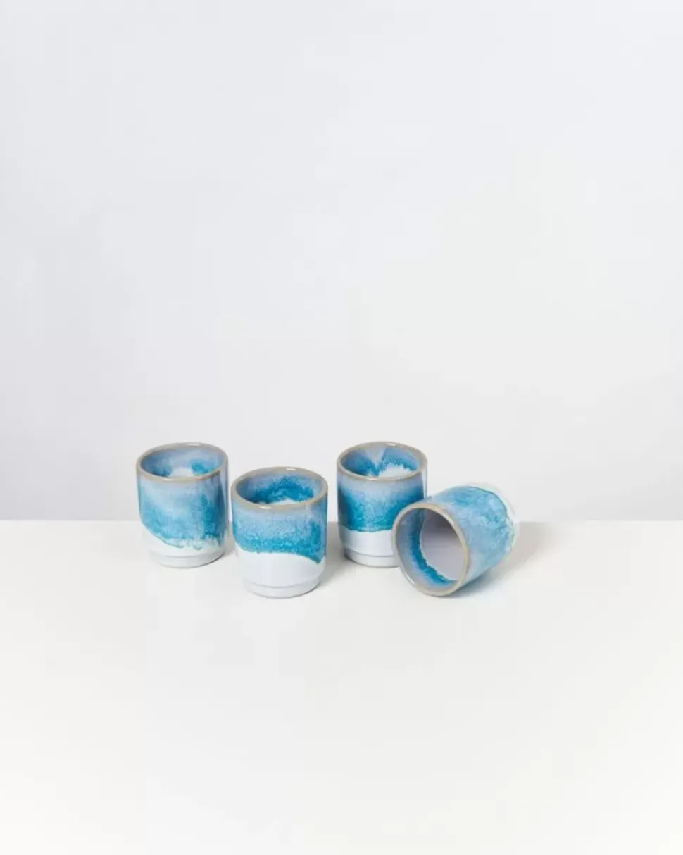 Motel a Miio Cordoama 4Er Set Becher Klein Aqua| Tassen & Becher Sets