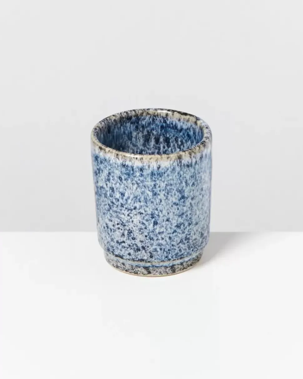 Motel a Miio Cordoama 4Er Set Becher Klein Blau Gesprenkelt| Tassen & Becher Sets