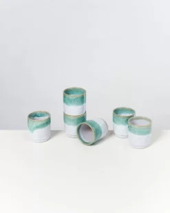 Motel a Miio Cordoama 6Er Set Becher Klein Mint| 6 Teilige Sets