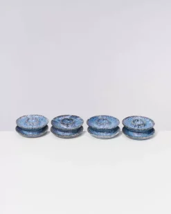 Motel a Miio Cordoama 8Er Set Eierbecher Blau Gesprenkelt| Eierbecher