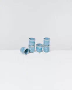 Motel a Miio Cordoama 6Er Set Espressobecher Aqua| Tassen & Becher