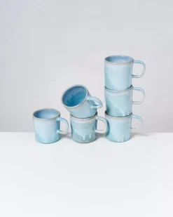Motel a Miio Cordoama 6Er Set Tasse Gros Aqua| Tassen & Becher