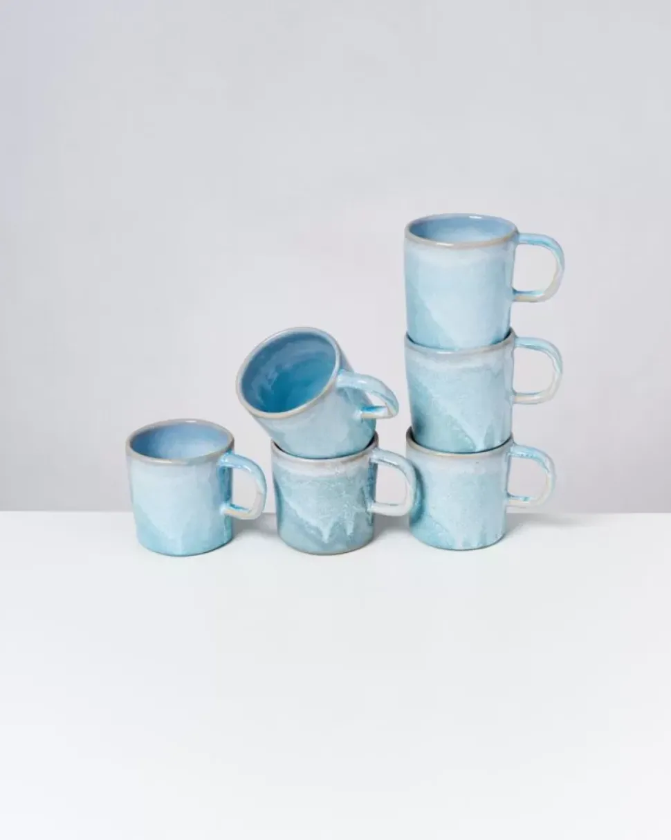Motel a Miio Cordoama 6Er Set Tasse Gros Aqua| Tassen & Becher Sets