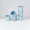 Motel a Miio Cordoama 6Er Set Tasse Gros Aqua| 6 Teilige Sets