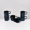 Motel a Miio Cordoama 6Er Set Tasse Gros Dunkelblau| Tassen & Becher