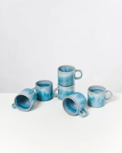 Motel a Miio Cordoama 6Er Set Tasse Klein Aqua| Tassen & Becher Sets