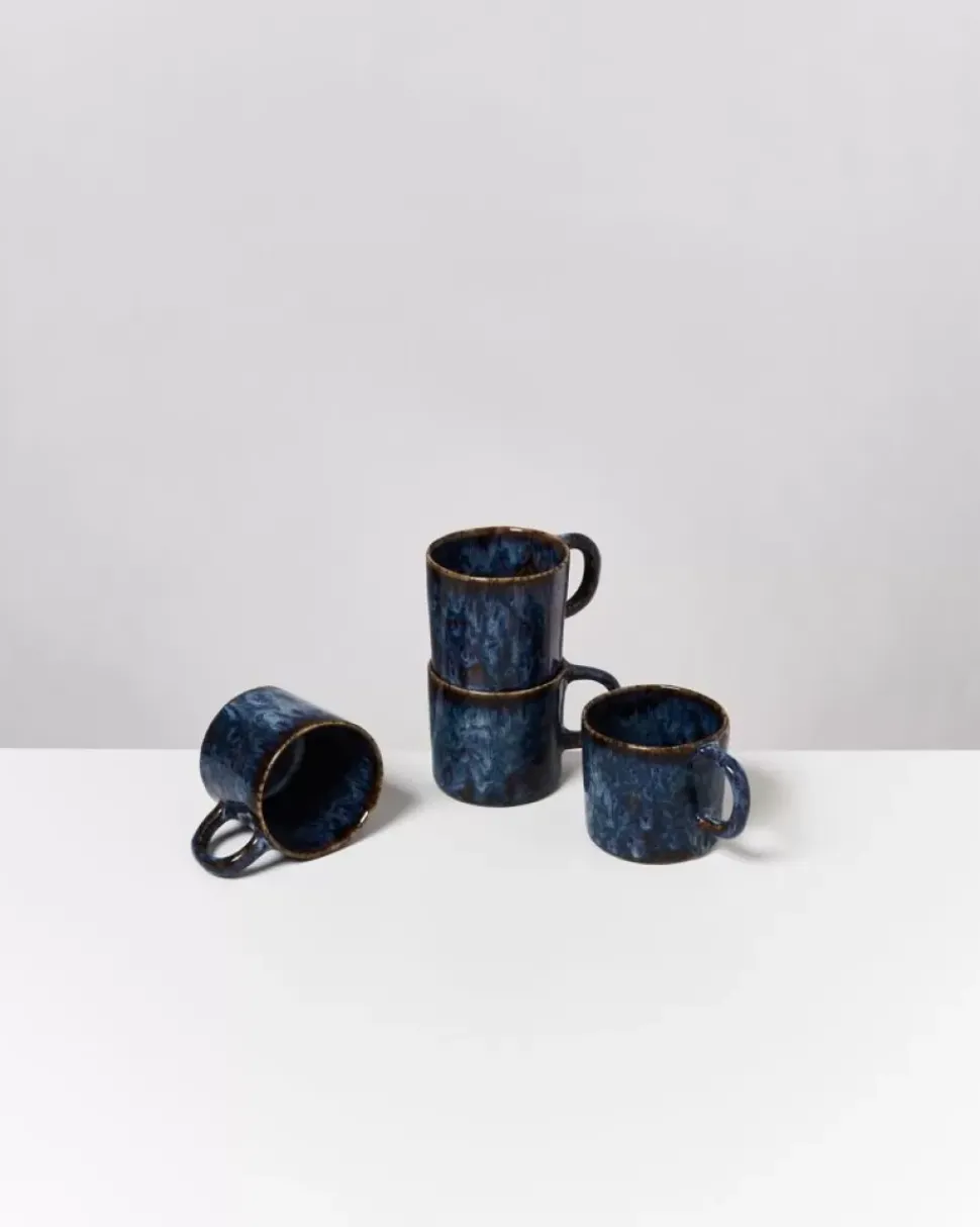 Motel a Miio Cordoama 4Er Set Tasse Klein Dunkelblau| Tassen & Becher Sets