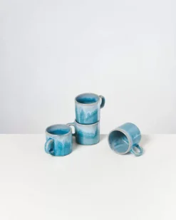 Motel a Miio Cordoama 4Er Set Tasse Klein Aqua| Tassen & Becher Sets