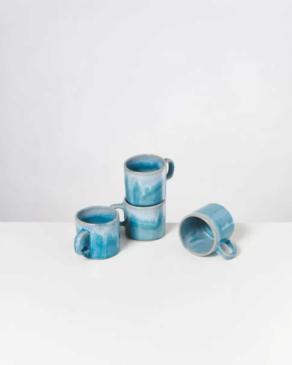 Motel a Miio Cordoama 4Er Set Tasse Klein Aqua| Tassen & Becher Sets