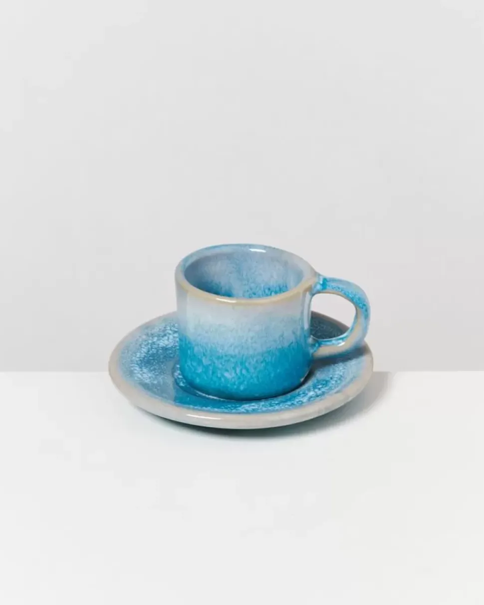 Motel a Miio Cordoama Espresso-Untertasse Aqua| Tassen & Becher