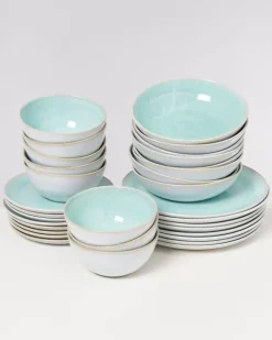 Motel a Miio Cordoama Klassik Mint - 32 Teiliges Set| Geschirr Sets