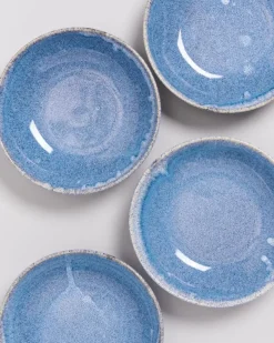 Motel a Miio Cordoama Klassik Pastateller Blau Gesprenkelt| Pastaschalen