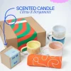 Motel a Miio Geschenkbox - 4 X Coimbra Teetasse & 1 X Duftkerze| Tassen & Becher