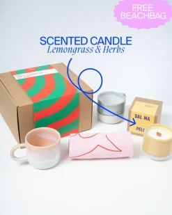 Motel a Miio Geschenkbox - 2 X Coimbra Teetasse & 1 X Duftkerze| Duftkerzen