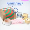 Motel a Miio Geschenkbox - 2 X Coimbra Teetasse & 1 X Duftkerze| Große Tassen