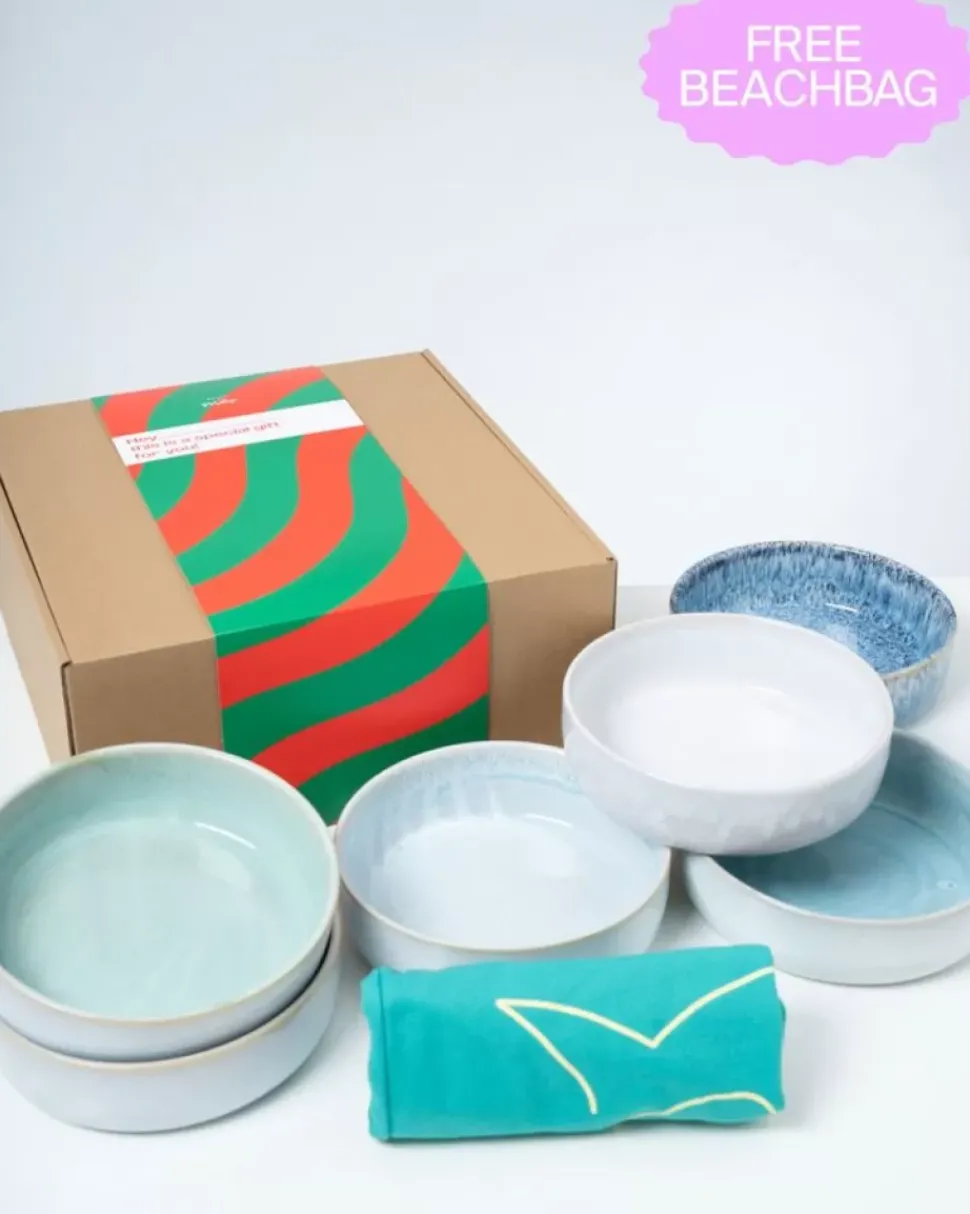 Motel a Miio Geschenkbox - 6 X Cordoama Muslischale| Müslischalen