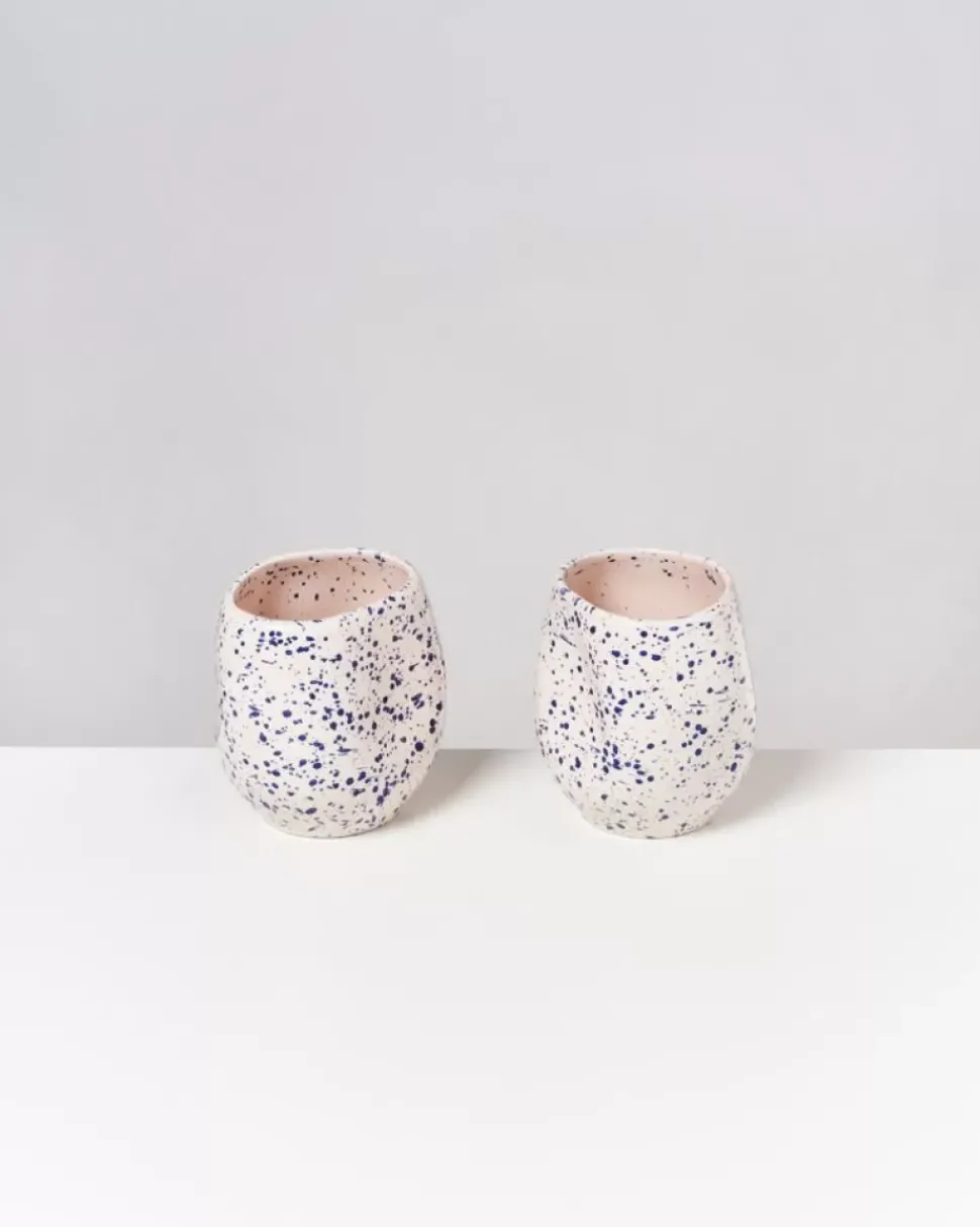 Motel a Miio Joao Vase M Rose Blau Gesprenkelt| Vasen