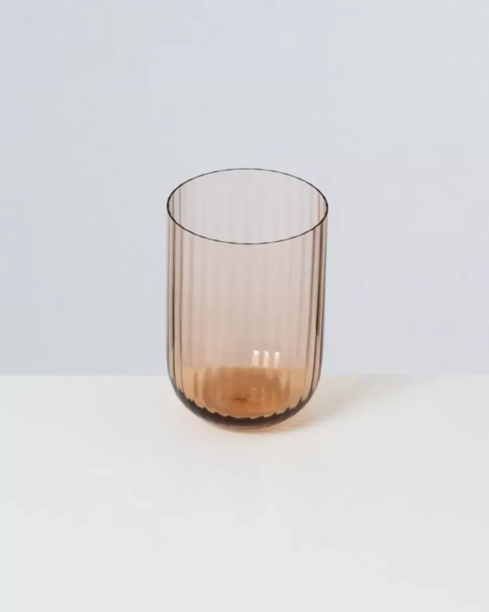 Motel a Miio Joia Glas Riffled Bronze| Gläser
