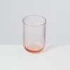 Motel a Miio Joia Glas Riffled Pink Opal| Gläser