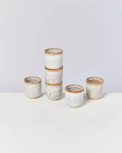 Motel a Miio Lua 6Er Set Becher Klein Beige| 6 Teilige Sets