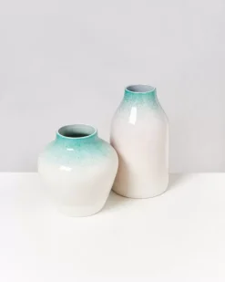 Motel a Miio Madalin Vase Grun Rosa Gesprenkelt| Madalin