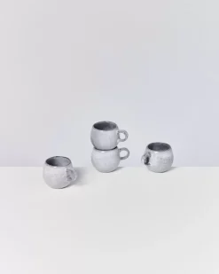 Motel a Miio Mae 4Er Set Espressotasse Grau| 4 Teilige Sets