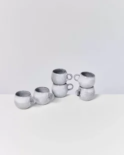 Motel a Miio Mae 6Er Set Espressotasse Grau| 6 Teilige Sets