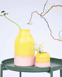 Motel a Miio Marisa Vase Gelb Rose| Vasen
