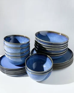 Motel a Miio Melides Blue - 24 Teiliges Set| Geschirr Sets