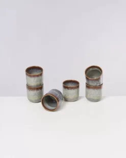 Motel a Miio Melides 6Er Set Becher Klein Forest Brown| 6 Teilige Sets
