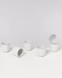 Motel a Miio Melides 6Er Set Becher Klein White| 6 Teilige Sets