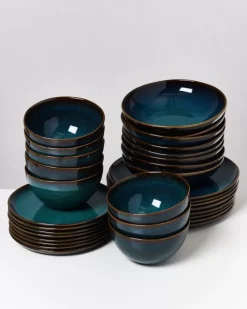 Motel a Miio Melides Oceanblue - 32 Teiliges Set| Geschirr Sets