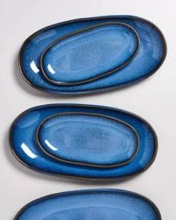 Motel a Miio Melides Servierplatte L Blue| Servierplatten