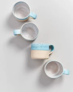 Motel a Miio Nodoa 4Er Set Tasse Blue Dipped| Tassen & Becher
