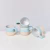 Motel a Miio Nodoa 4Er Set Tasse Blue Dipped| 4 Teilige Sets