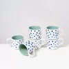 Motel a Miio Nodoa 6Er Set Tasse Mint Mit Punkten| Tassen & Becher Sets