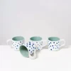 Motel a Miio Nodoa 4Er Set Tasse Mint Mit Punkten| Tassen & Becher Sets