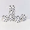Motel a Miio Nodoa 6Er Set Tasse Schwarze Punkte| 6 Teilige Sets