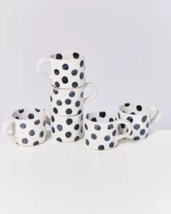 Motel a Miio Nodoa 6Er Set Tasse Schwarze Punkte| Tassen & Becher Sets