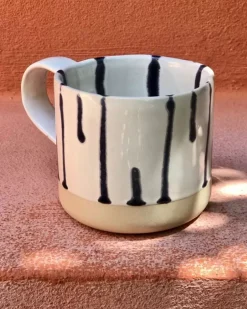 Motel a Miio Nodoa 4Er Set Tasse Weis Blau| 4 Teilige Sets