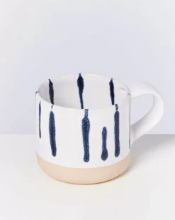 Motel a Miio Nodoa 4Er Set Tasse Weis Blau| Tassen & Becher Sets