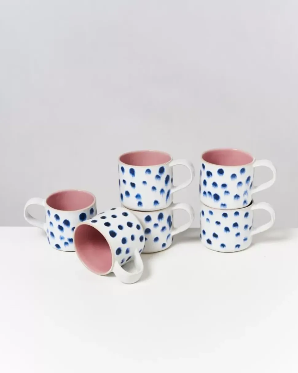 Motel a Miio Nodoa Tasse Rosa Mit Punkten| Große Tassen